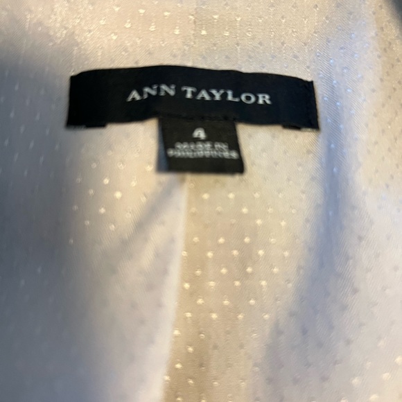 Ann Taylor Suiting | tweed Gray lined pencil skirt suit sz 4 - Picture 8 of 11